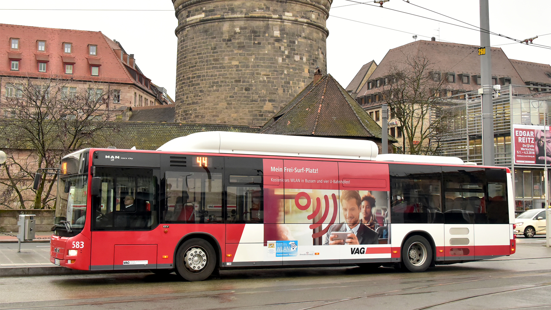 VAG-Bus in Nürnberg