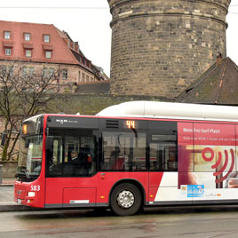 VAG-Bus in Nürnberg