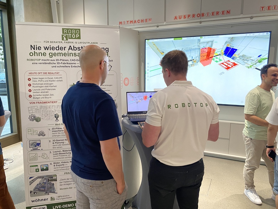 Innovation Night Ausstellung ROBOTOP