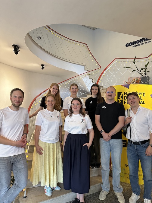 Teams InnoHikes, Kube Studio und FindHilde